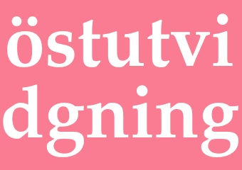 Synonym östutvidgning