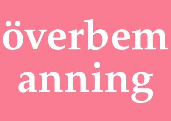 Synonym överbemanning