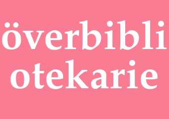 Synonym överbibliotekarie