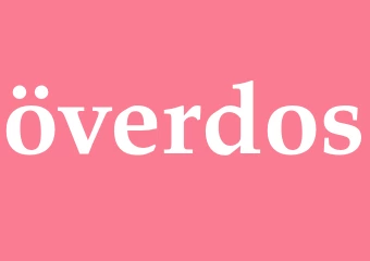 Synonym överdos