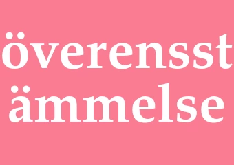 Synonym överensstämmelse