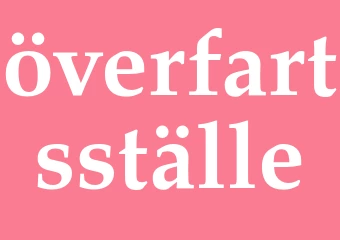 Synonym överfartsställe