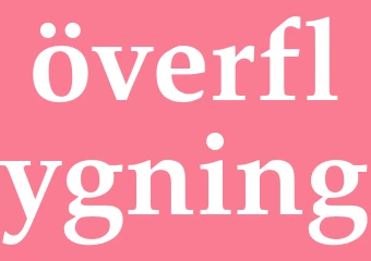 Synonym överflygning