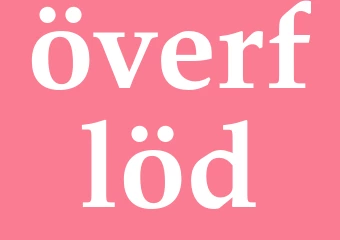 Synonym överflöd