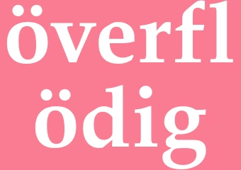 Synonym överflödig