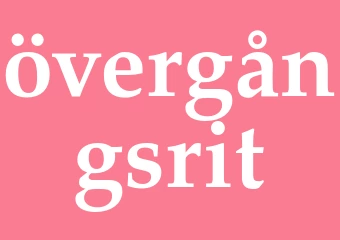 Synonym övergångsrit
