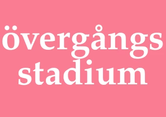 Synonym övergångsstadium
