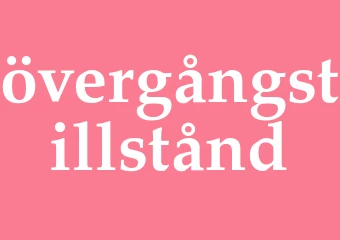 Synonym övergångstillstånd