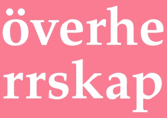 Synonym överherrskap