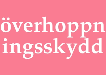 Synonym överhoppningsskydd
