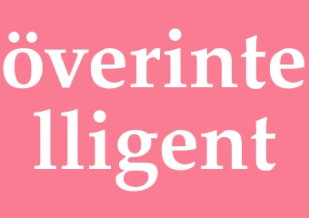 Synonym överintelligent