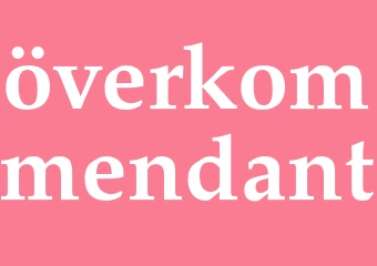 Synonym överkommendant