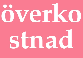 Synonym överkostnad