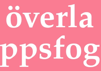 Synonym överlappsfog