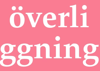 Synonym överliggning