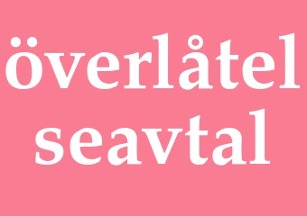 Synonym överlåtelseavtal