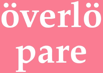 Synonym överlöpare