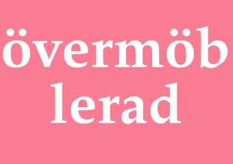 Synonym övermöblerad