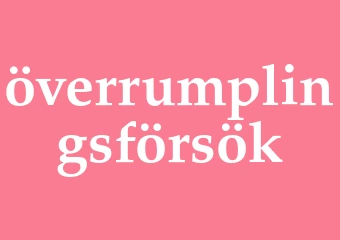 Synonym överrumplingsförsök