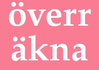 Synonym överräkna