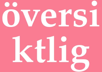 Synonym översiktlig