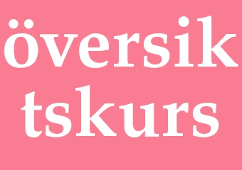 Synonym översiktskurs