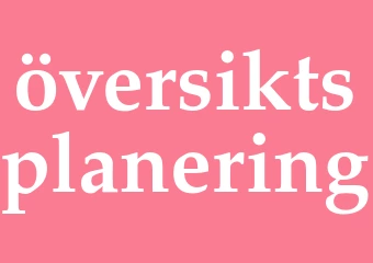 Synonym översiktsplanering
