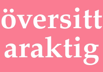 Synonym översittaraktig