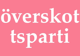 Synonym överskottsparti