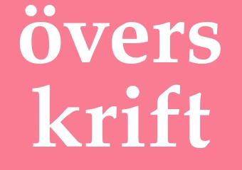 Synonym överskrift