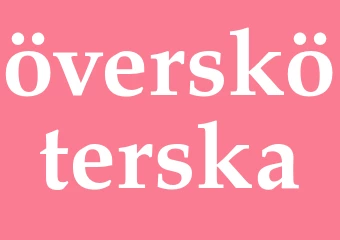 Synonym översköterska
