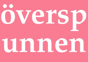 Synonym överspunnen