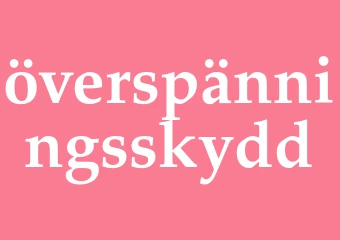 Synonym överspänningsskydd