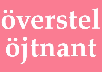 Synonym överstelöjtnant