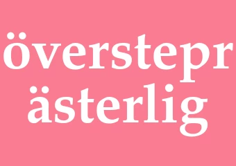 Synonym översteprästerlig