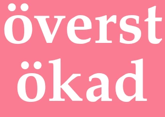 Synonym överstökad