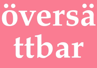 Synonym översättbar