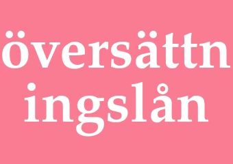 Synonym översättningslån