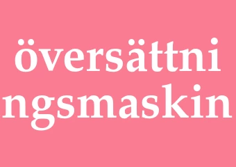 Synonym översättningsmaskin