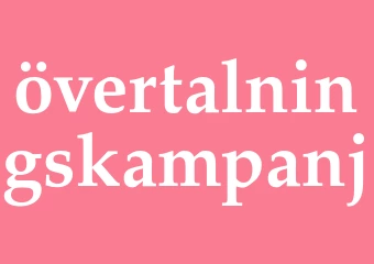 Synonym övertalningskampanj