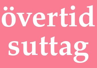 Synonym övertidsuttag