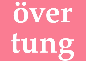 Synonym övertung