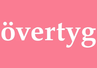 Synonym övertyg