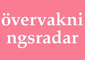Synonym övervakningsradar