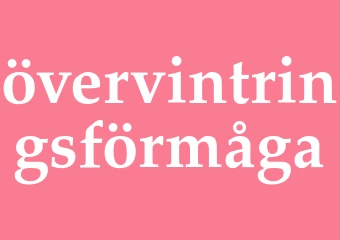 Synonym övervintringsförmåga