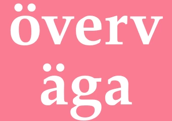Synonym överväga