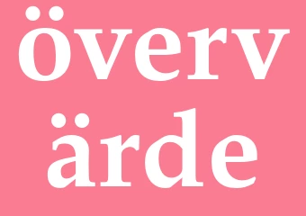 Synonym övervärde