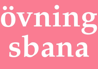 Synonym övningsbana
