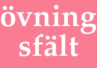 Synonym övningsfält