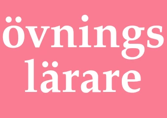Synonym övningslärare